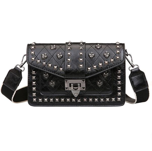 

personality retro ladies fashion shoulder bag new outdoor trend korean casual solid color soft face messenger bag
