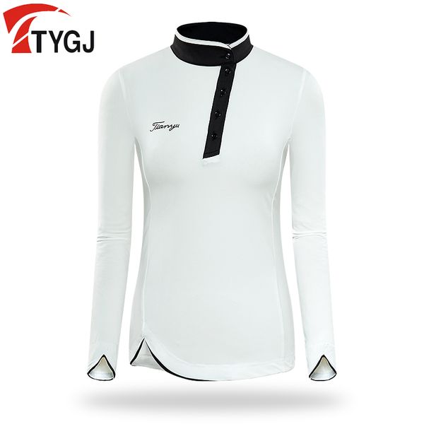

2020 new arrival golf apparel women breathable long-sleeved t-shirt anti-light shorts skirt suit sportswear d0852, Black;blue