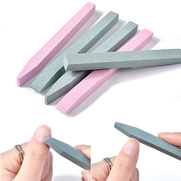 

1/5/10/50pcs pro quartz nail art buffer file stick diy gels polish sanding tool