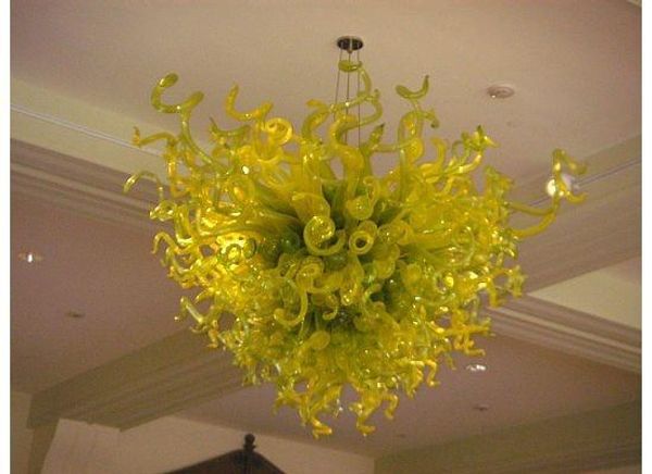 

100% mouth blown ce ul borosilicate murano glass dale chihuly art jade green glass lighting funky pendants