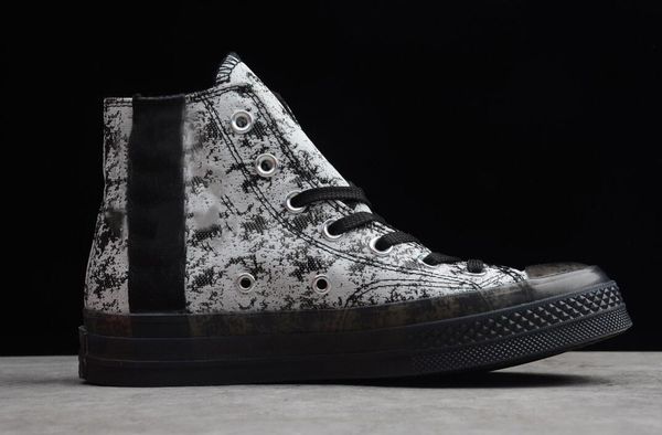 

2019 black white rubber bottom chuck 197ss0 hi classic snowflake casual sports shoes canvas shoes men women sneakers size 35-44