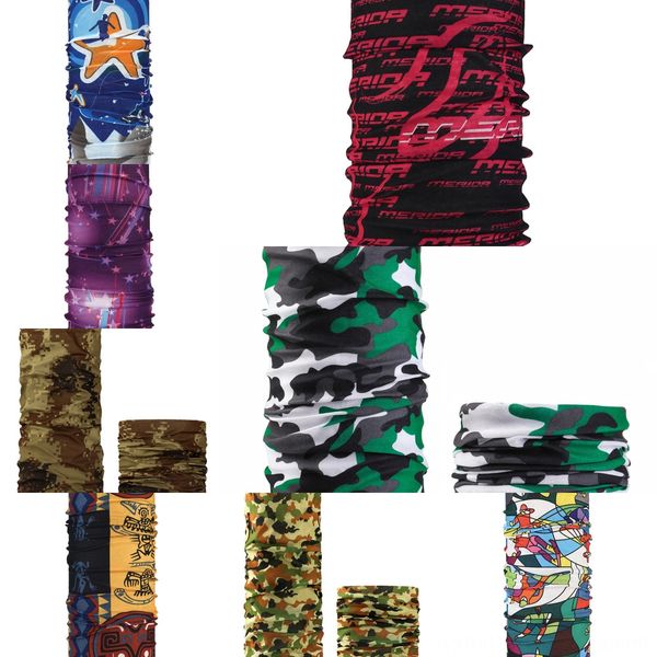 

40tsk scarf 2020 new half face mask shipping headscarf bike motorcycle scarf scarf neck mask headband role-playing ski biker cycling, Black