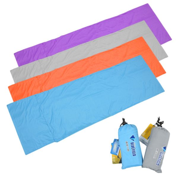 

ultralight outdoor sleeping bag liner polyester pongee portable single sleeping bags camping travel sleep bag