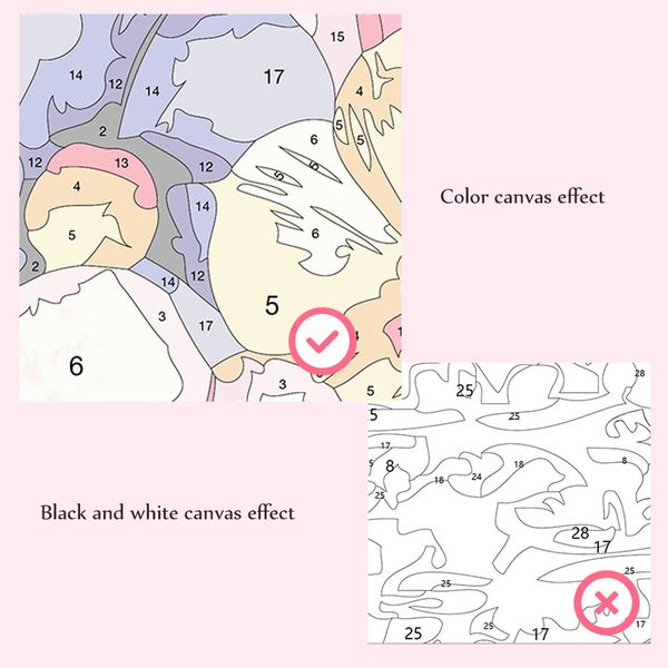 

huacan pictures by numbers cat animals handpainted kits drawing canvas oil painting diy home decoration cartoon gift