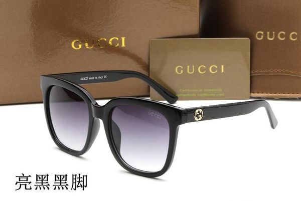 

1pcs classic pilot sunglasses designer brand mens womens sun glasses eyewear gold metal grglass lenses brown cas 83288, White;black