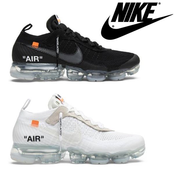 

2019 off vapormax 2.0 white black flyknit virgil mens running shoes white for men womens sports air off sneakers trainers scarpe size 36-45
