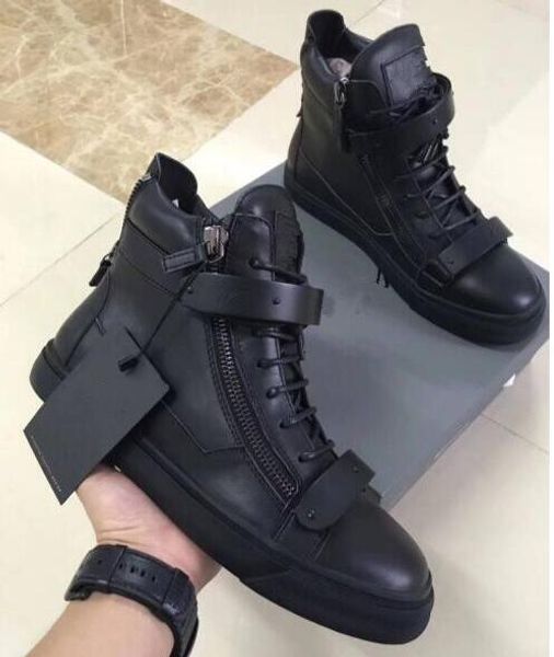 

35-47 italian luxury brand new designer men shoes Genuine Leather women platform sneakers zapatos mujer scarpa chaussure High-top sneakers