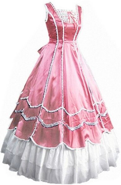 

gt023) new summergothic lolita dress halloween victorian medieval dress southern belle costumes for adult, Black;red