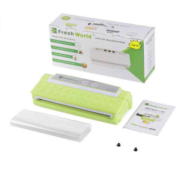 

household vacuum sealer for preservation packer bag sealer includes bag kit strong vacuum pump 75kpa abs green