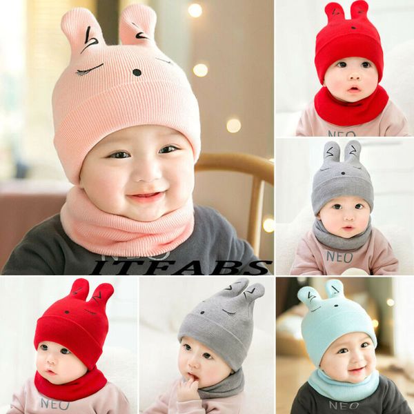 

новорожденные дети baby boy девочка pom hat мультфильм печати прекрасный зимний теплый крючком вязать bobble beanie cap, Yellow