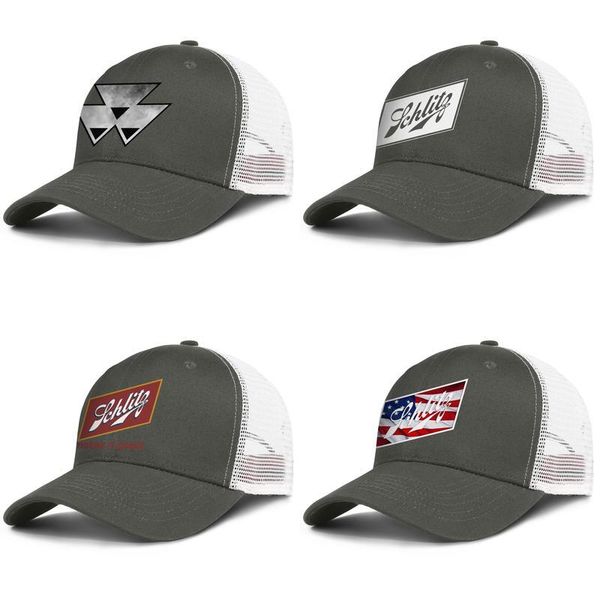 

schlitz beer malt liquor american flag army_green mens and women trucker cap ball styles designer fashion mesh hats massey ferguson old, Blue;gray