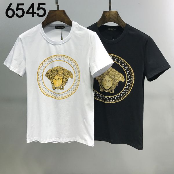 

совершенно новые оптовые мужчины и женщины носят длинные рукава тепло зимой и прохладно летом 2020 моды случайных мужчин и женщин футболки s, White;black