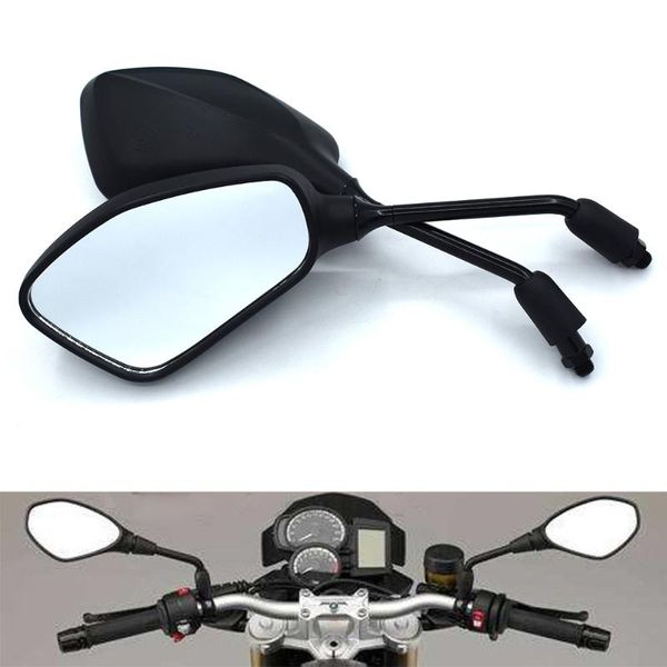 

1 double universal motorcycle 10mm rearview mirror moto mirror for yzf600r yzf750 yzf1000 r xjr1300 fjr1300 xtz1200