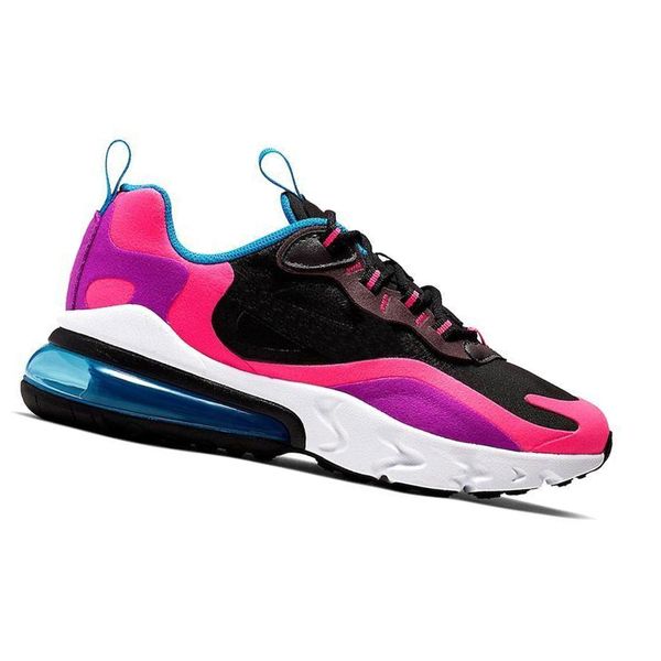 

new react bauhaus mens cushioning running shoes bauhaus optical triple black hyper jade violet womens trainers sports sneakers