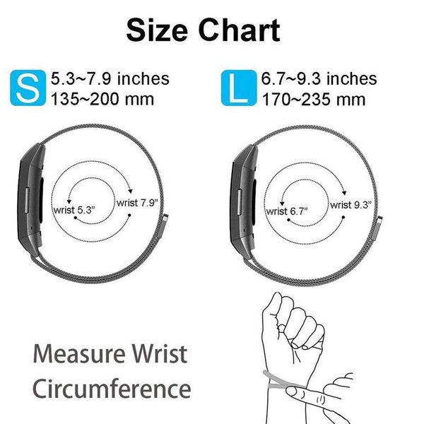 Fitbit Alta Wrist Size Chart