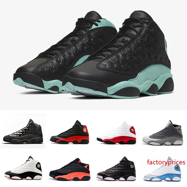 

13 jumpman 13s island green basketball shoes hyper royal pure money bordeaux flints cap and gown bred wheat black cat sport sneakers shoes