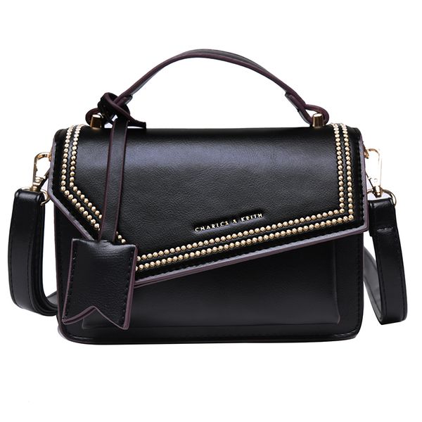 

новый бренд заклепки женщины crossbody сумки кожаные маленькие сумки модные кошельки и сумки женская сумка женская сумка через плечо