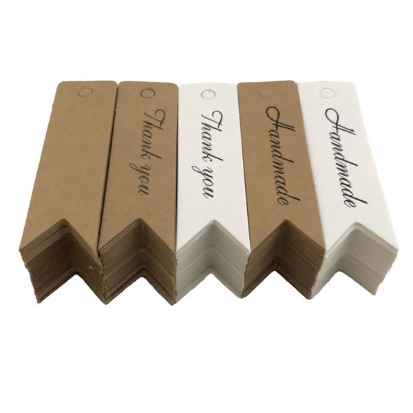 

10*100-piece handmade vintage baking small label diy jewelry material blank tag bookmark gift card