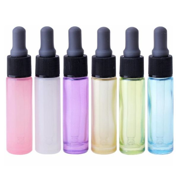 

10ml glass dropper bottle with lid portable glass eye dropper aromatherapy esstenial oil bottle fast shipping f2931