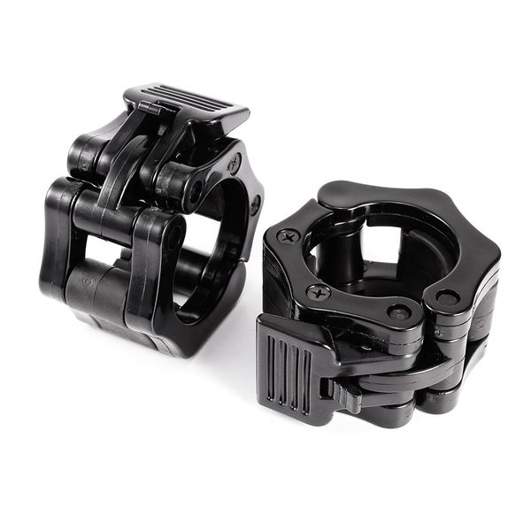 

1 pair of 50 mm olympic barbell collars spring collars dumbbell spin lock new