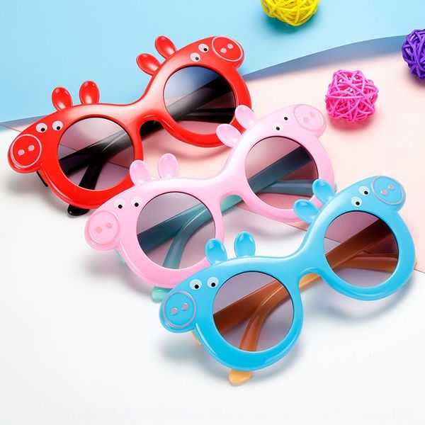

children's sun boys' baby's cartoon sun sun glasses summer sun-shading uv-proof baby's cute glasses, White;black