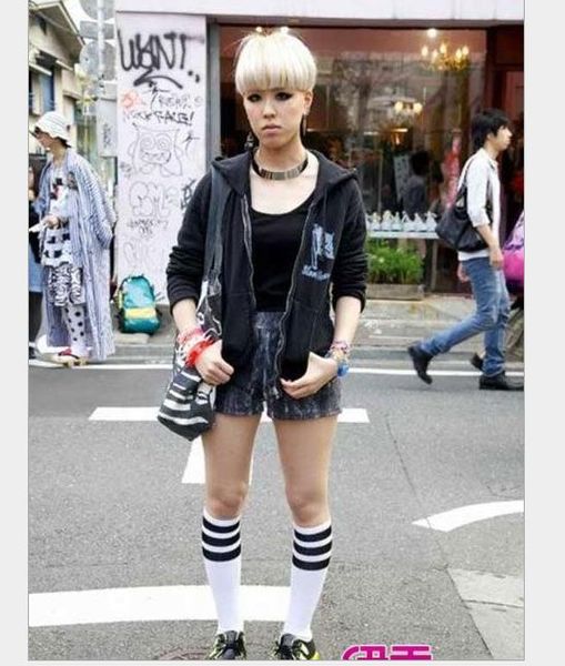 

football sports baseball casual striped skateboard socks children dance socks, Black