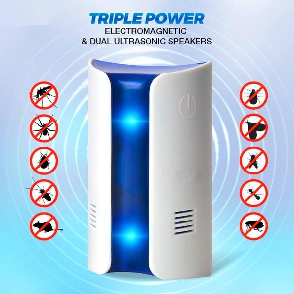 

frequency conversion ultrasonic multifunction insect mosquito repellent pest repeller control insect bug kill zapper killer