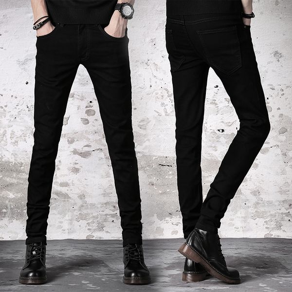 

2020 men's slim black pants fashion men's casual pants casual jeans
