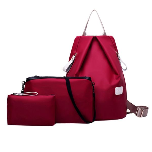 

3 sets korean fashion composite bag women messenger bags fashion nylon messenger bag and purse ladies schoolbag for girls bolsa
