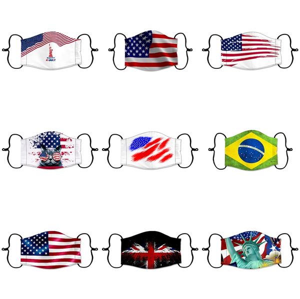 

camouflage designer face mask ice silk dustproof fashion washable reusable breathable face mask mouth er kka7851 #2681