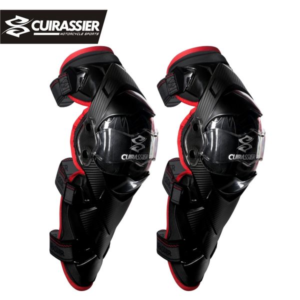 

motorcycle protector cuirassier motocross gear downhill knee pads dirt bike mtb mx protection off-road racing elbow pads, Black;gray