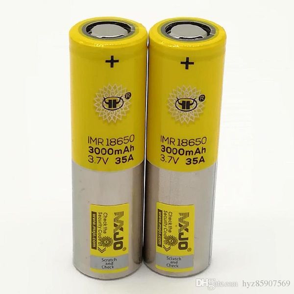 

100% highest quality 18650 battery 3000mah 3.7v 35a 18650 batteries rechargable lithium batteries fedex ing