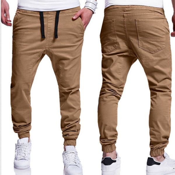 

incerun 2019 summer men leisure causal harem pants new fashion hip-hop pants trousers joggers cotton sweatpants elastic cuff, Black