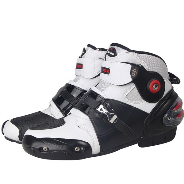 

motorcycle boots pro-biker high ankle racing boots bikers leather race motocross motorbike riding shoes a09003
