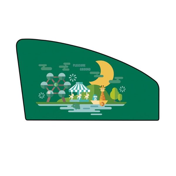 

1pc magnetic car side window sunshade curtains auto windows sun visor animal pattern blinds cover adjustable sun shade