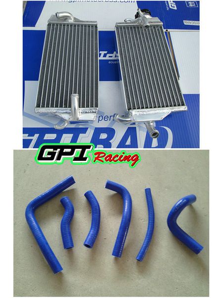 

gpi r&l aluminum radiator +blue hose for cr250 cr250r cr 250r 2000 2001 00 01