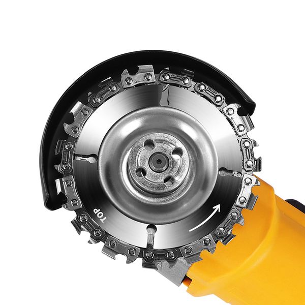 

multifunctional 4 inch grinder disc chain 22 tooth fine cut chain set for angle grinder for wood carving