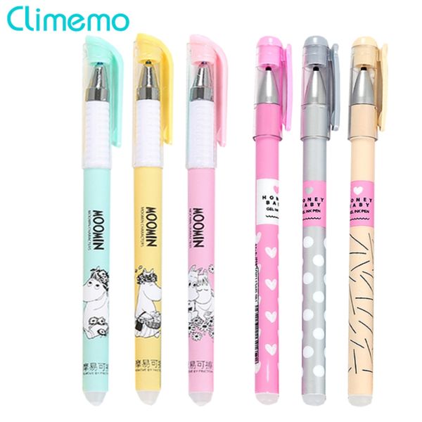 

climemo cute erasable gel pens for school office supplies 3pcs/lot 0.38mm magical ink kawaii stationary store student write