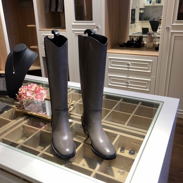 

new high heel thigh long boots platform thick heels over the knee boots black suede lace add plush