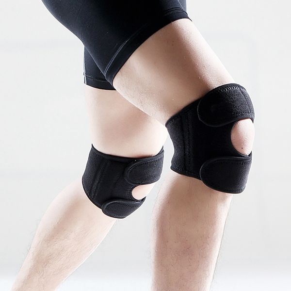 

outdoor fitness running knee pads sports knee pads gym running fitness riding 1, Black;gray