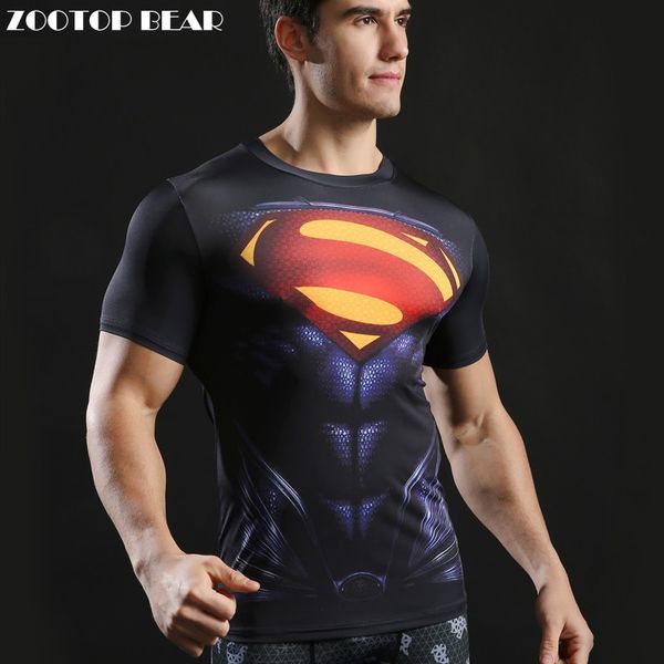 

men compression bodybuilding t shirts muscle fitness streetwear black fashion casual t-shirts 2017, White;black