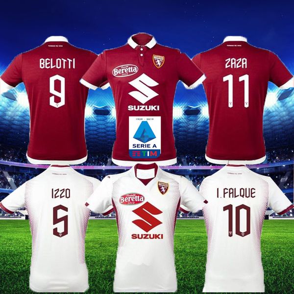 

thai 2019 2020 torino fc soccer jerseys belotti falque 19 20 turin football shirt izzo meite zaza baselli nkoulou men jersey kit uniform, Black;yellow