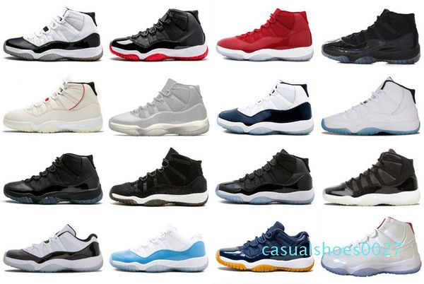 

11 xi 11s platinum tint men casual shoes designer cap and gown prom night gym red bred barons concord 45 cool grey mens casual shoes c27, Black