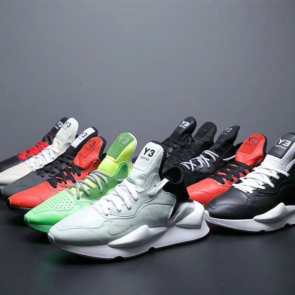 

sports loafers womens mens triple running casual basketball shoes 2019y3 genuine cow leather sneakers boots trainers y-3 -41