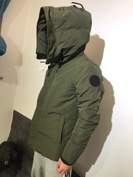 

canada mens black standard down jacket 2019 designer down jacket latest black logo goose down jacket couple fashion jackets