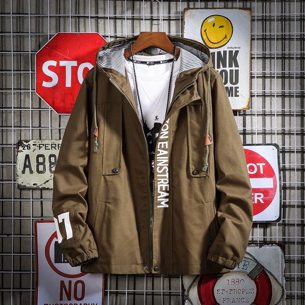 

пары 5xl куртка новой осени весна вскользь кармана мода шинель печатного zipper письмо пара outwear дешевых топы пальто z226, Black;brown