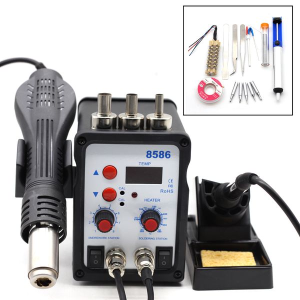 

yarboly 8586 smd bga rework solder station air blower heat gun hair dryer soldering hairdryer desoldering tool