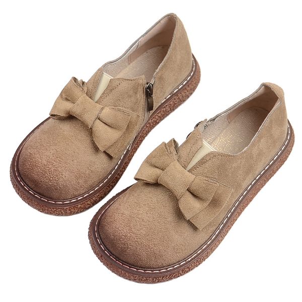

mori literary retro big head doll shoes japanese thick bottom wild muffin women's shoes harajuku style loafers flat single shoes, Black