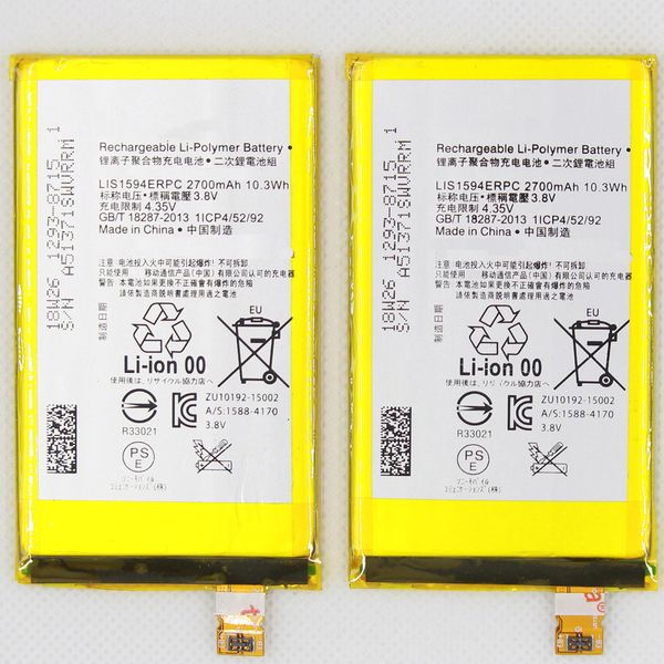 

2700mah lithium phone battery, used to replace phone battery inside lis1594erpc