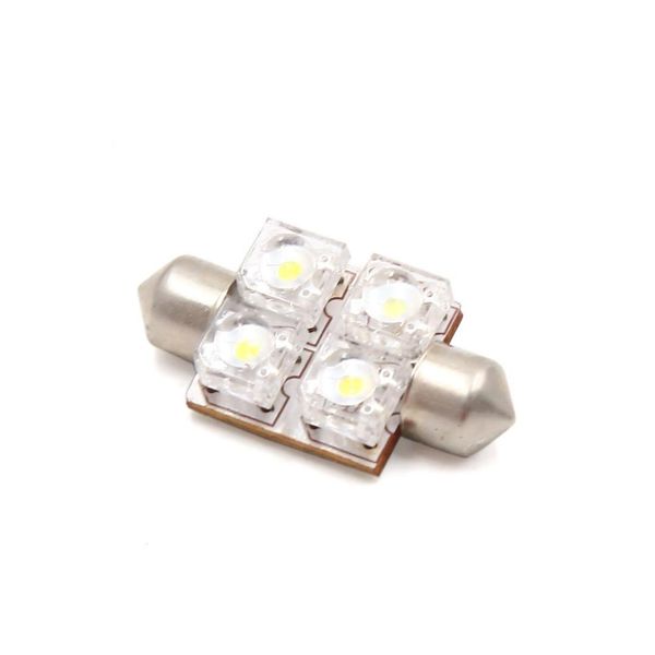 

uxcell 12v 35mm white 4 led festoon light interior lamp bulb for auto car